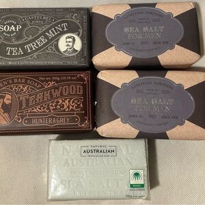 New Castelbel Porto Luxury Bar Soap And Natural Australian 5 Pack